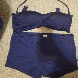 Navy bikini, large, xl